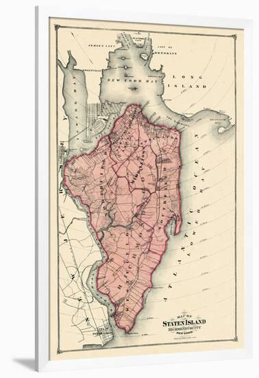 1874, Staten Island, New York, United States-null-Framed Giclee Print