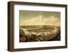 1874 View of Pittsburgh, Pennsylvania at the Confluence of the Monongahela and Allegheny Rivers-null-Framed Photo