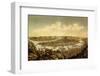 1874 View of Pittsburgh, Pennsylvania at the Confluence of the Monongahela and Allegheny Rivers-null-Framed Photo