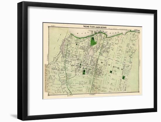 1874, West New Brighton, New York, United States, Staten Island-null-Framed Giclee Print