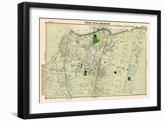 1874, West New Brighton, New York, United States, Staten Island-null-Framed Giclee Print