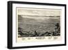 1875, Brigham City Bird's Eye View, Utah, United States-null-Framed Giclee Print