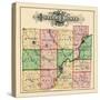 1875, Butler County Map, Ohio, United States-null-Stretched Canvas