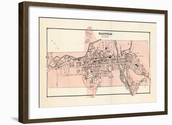 1875, Ellenville, New York, United States-null-Framed Giclee Print