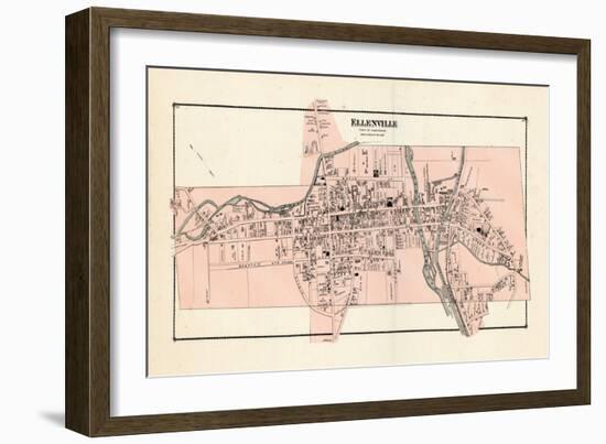 1875, Ellenville, New York, United States-null-Framed Giclee Print