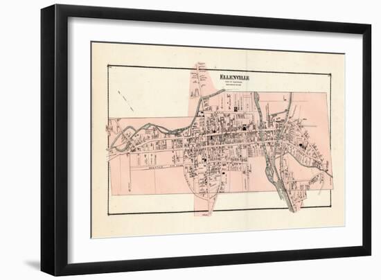 1875, Ellenville, New York, United States-null-Framed Giclee Print