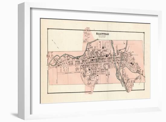 1875, Ellenville, New York, United States-null-Framed Giclee Print