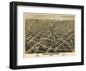 1875, Gloversville  Bird's Eye View, New York, United States-null-Framed Giclee Print