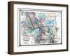 1875, Idaho, Montana and Wyoming States Map, United States-null-Framed Giclee Print