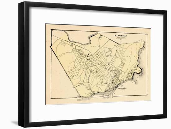 1875, Kingston, New York, United States-null-Framed Giclee Print