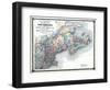 1875, New England and the Provinces of Quebec, New Brunswick, Nova Scotia, and Prince Edward Island-null-Framed Giclee Print