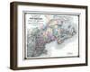 1875, New England and the Provinces of Quebec, New Brunswick, Nova Scotia, and Prince Edward Island-null-Framed Giclee Print