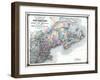 1875, New England and the Provinces of Quebec, New Brunswick, Nova Scotia, and Prince Edward Island-null-Framed Premium Giclee Print