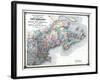 1875, New England and the Provinces of Quebec, New Brunswick, Nova Scotia, and Prince Edward Island-null-Framed Giclee Print