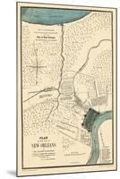 1875, New Orleans 1798 Drawn in 1875, Louisiana, United States-null-Mounted Giclee Print