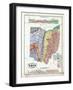 1875, Ohio State Geological Map, Ohio, United States-null-Framed Giclee Print