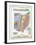 1875, Ohio State Geological Map, Ohio, United States-null-Framed Giclee Print