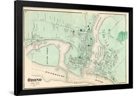 1875, Orono, Maine, United States-null-Framed Giclee Print