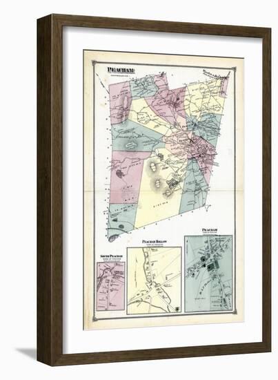 1875, Peakham, Peacham Town South, Peacham Hollow Town, Vermont, United States-null-Framed Giclee Print