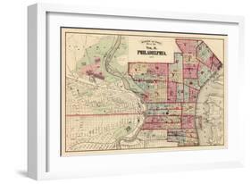 1875, Philadelphia, Pennsylvania, United States-null-Framed Giclee Print