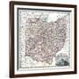 1875, Railroad Map, Ohio, United States-null-Framed Giclee Print