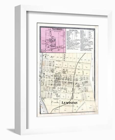 1875, Sanborn, Lewiston, New York, United States-null-Framed Giclee Print