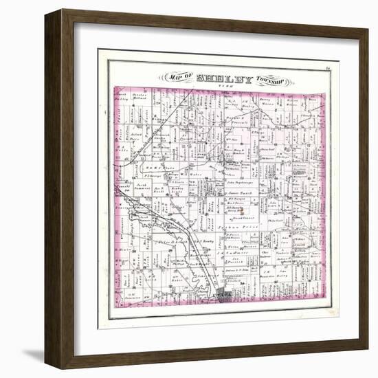 1875, Shelby, Michigan, United States-null-Framed Giclee Print