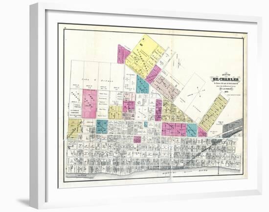 1875, St. Charles, Missouri, United States-null-Framed Giclee Print