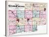 1875, Stark County Map, Ohio, United States-null-Stretched Canvas