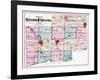 1875, Stark County Map, Ohio, United States-null-Framed Premium Giclee Print