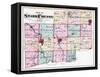 1875, Stark County Map, Ohio, United States-null-Framed Stretched Canvas