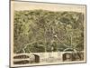 1875, Taunton Bird's Eye View, Massachusetts, United States-null-Mounted Giclee Print