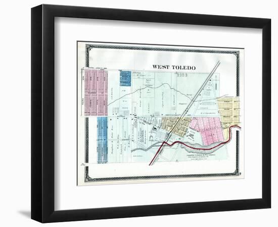 1875, Toledo - West, Ohio, United States-null-Framed Giclee Print