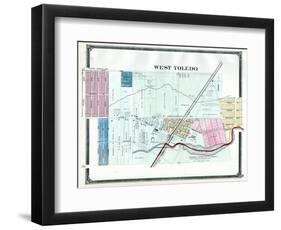 1875, Toledo - West, Ohio, United States-null-Framed Giclee Print