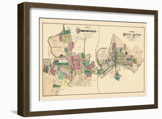 1875, Uhrichsville, Canal Dover, Ohio, United States-null-Framed Giclee Print