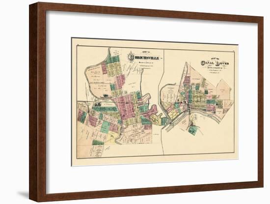 1875, Uhrichsville, Canal Dover, Ohio, United States-null-Framed Giclee Print