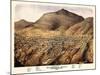 1875, Virginia City Bird's Eye View, Nevada, United States-null-Mounted Giclee Print