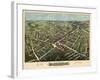 1875, Westfield Bird's Eye View, Massachusetts, United States-null-Framed Giclee Print