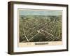 1875, Westfield Bird's Eye View, Massachusetts, United States-null-Framed Giclee Print