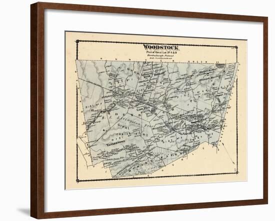 1875, Woodstock, New York, United States-null-Framed Giclee Print