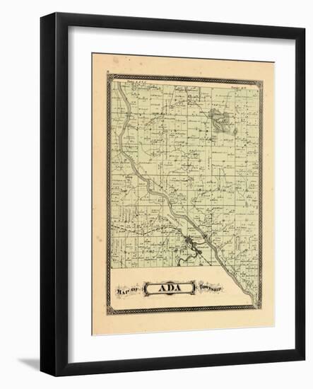 1876, Ada Township, Michigan, United States-null-Framed Giclee Print