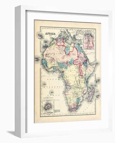 1876, Africa-null-Framed Giclee Print