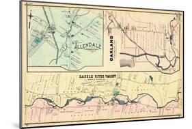 1876, Allendale, Oakland, Saddle River Valley, New Jersey, United States-null-Mounted Giclee Print
