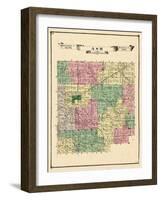 1876, Ash Township, Carlton, Grafton P.O., Michigan, United States-null-Framed Giclee Print