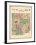 1876, Ash Township, Carlton, Grafton P.O., Michigan, United States-null-Framed Giclee Print