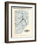 1876, Beaver County Map, Pennsylvania, United States-null-Framed Giclee Print