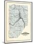 1876, Beaver County Map, Pennsylvania, United States-null-Mounted Giclee Print