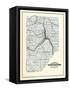 1876, Beaver County Map, Pennsylvania, United States-null-Framed Stretched Canvas