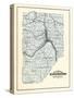 1876, Beaver County Map, Pennsylvania, United States-null-Stretched Canvas