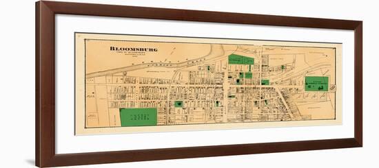 1876, Bloomsburg 1, Pennsylvania, United States-null-Framed Premium Giclee Print